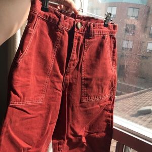 Urban outfitters utility wide leg pant